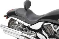 Drag Specialties - Drag Specialties Predator Seat with Backrest Option - Carbon fiber texture - 0810-1583 - Image 2
