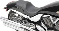 Drag Specialties - Drag Specialties Predator Seat with Backrest Option - Carbon fiber texture - 0810-1583 - Image 3