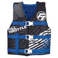 Full Throttle - Full Throttle Youth Nylon Life Jacket - Blue/Black - Image 1