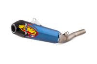 FMF Racing - FMF Racing Factory 4.1 RCT Slip-On - Blue Titanium Muffler - Carbon End Cap - 044445 - Image 2
