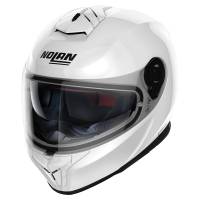 Nolan - Nolan N80-8 Road Solid N-Com Helmet - N885270330056 - Metal White - X-Large - Image 1