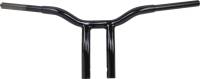 LA Choppers - LA Choppers 1-1/4in. Pullback Risers for Welded Kage Fighter T-Bars - Gloss Black - LA-7338-10B - Image 1
