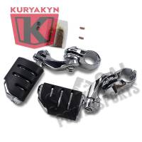 Kuryakyn - Kuryakyn Trident Dually Pegs Tour-Tech Adjustable Cruise Mounts - Short Arm - Chrome - 7585 - Image 2