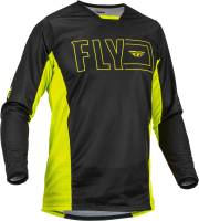 Fly Racing - Fly Racing Kinetic Mesh Jersey - 376-310X - Hi-Vis/Black - X-Large - Image 1