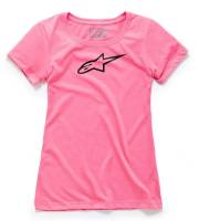 Alpinestars - Alpinestars Ageless Womens T-Shirt - 1W38-73002-310A-S - Pink - Small - Image 1