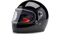 Biltwell Inc. - Biltwell Inc. Gringo S Solid Helmet - 1003-101-501 - Gloss Black - X-Small - Image 1