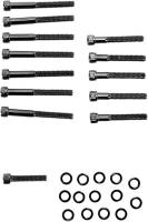 Drag Specialties - Drag Specialties Cam Cover Black Chrome Socket-Head Bolt Set - Knurled - MK687BK - Image 2