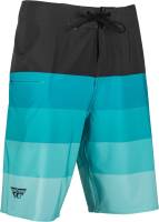Fly Racing - Fly Racing Board Shorts - 353-35138 - Black/Blue - 38 - Image 1