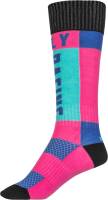 Fly Racing - Fly Racing MX Socks - Thick - 350-0551S - Pink/Blue - Small - Image 3