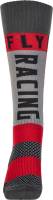 Fly Racing - Fly Racing MX Socks - Thick - 350-0550L - Red/Gray - Large - Image 2