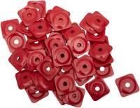 Woodys - Woodys Square Grand Digger Aluminum Support Plates - 5/16in. - Red (48pk.) - ASG-3790-48 - Image 2