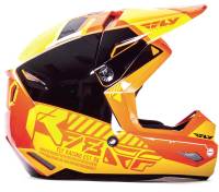 Fly Racing - Fly Racing Kinetic Elite Onset Helmet - 73-8506M - Orange/Yellow - Medium - Image 1