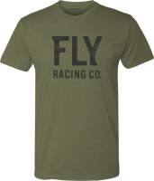 Fly Racing - Fly Racing Fly Gauge T-shirt - 352-0105S - Olive - Small - Image 1
