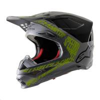 Alpinestars - Alpinestars Supertech M8 Triple Helmet - 8301319-1955-2X - Silver/Black/Yellow Fluo - 2XL - Image 1