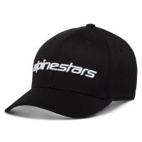 Alpinestars - Alpinestars Linear Hat - 1230-81005-1020-L/XL - Black/White - Lg-XL - Image 1