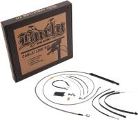 Burly Brand - Burly Brand Handlebar Cable/Line Install Kits - Stainless Steel - B30-1249 - Image 2