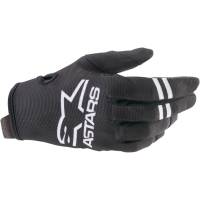 Alpinestars - Alpinestars Radar Youth Gloves - 3541821-12- XS - Black/White - X-Small - Image 1