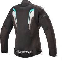 Alpinestars - Alpinestars Stella T-GP Plus R V3 Air Womens Jacket - 331062012702X - Black/White/Teal - 2XL - Image 2
