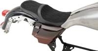 Drag Specialties - Drag Specialties Low Profile Tour Seat for Yaffe 6 Gallon Tank - Suede Double Diamond Stitch - 0801-1078 - Image 2