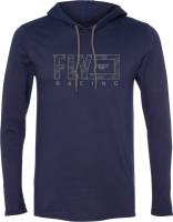 Fly Racing - Fly Racing Fly Finish Line Hoodie - 354-0066S - Navy - Small - Image 1