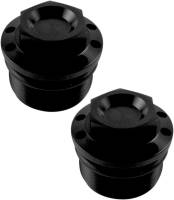 Joker Machine - Joker Machine Fork Tube Caps - Black Anodized - 10-310B - Image 1