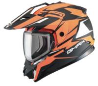 G-Max - G-Max GM11S Snow Sport Vertical Helmet - G2111698 F.TC-26 - Flat Black/Hi-Viz Orange - 2XL - Image 1