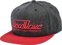 HardDrive - HardDrive Embroidered Hat - 820-HATBLKRED - Red - OSFM - Image 2