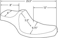 Drag Specialties - Drag Specialties Predator III Seat - Smooth - 0804-0757 - Image 3
