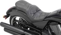 Drag Specialties - Drag Specialties Low Profile Touring Seat with Backrest Option - Pillow-style - 0810-1607 - Image 1