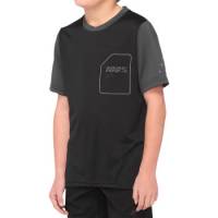 100% - 100% Ridecamp Youth Jersey - 40031-00002 - Black/Charcoal - Large - Image 1