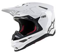 Alpinestars - Alpinestars Supertech M8 Solid Helmet - 8300719-2180-XS - White Glossy - X-Small - Image 1