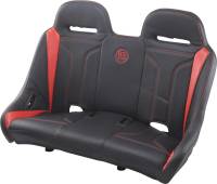 BS Sand - BS Sand Extreme Front/Rear Bench Seat - Double T - Black/Deep Orange - EXBEDODTC - Image 1