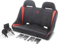 BS Sand - BS Sand Extreme Front/Rear Bench Seat - Double T - Black/Deep Orange - EXBEDODTC - Image 2