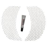 Klock Werks - Klock Werks Fairing Vent Screen - Honeycomb - Chrome - KWS-01-0320 - Image 1