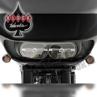Klock Werks - Klock Werks Fairing Vent Screen - Honeycomb - Chrome - KWS-01-0320 - Image 2