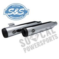 S&S Cycle - S&S Cycle Grand National Slip-On Mufflers - Chrome - 550-0723 - Image 2