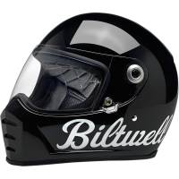 Biltwell Inc. - Biltwell Inc. Lane Splitter Graphics Helmet - 1004-119-104 - Gloss Black Factory - Large - Image 1