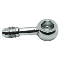 Magnum - Magnum 12mm Banjo x AN-3 Brake Line Fitting - 180deg. - Chrome - 1703-55 - Image 1