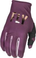 Fly Racing - Fly Racing Womens Lite Gloves - 375-611YL - Mauve - Large - Image 1