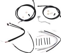 Burly Brand - Burly Brand Handlebar Cable/Line Install Kit - Black - B30-1181 - Image 1