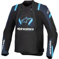 Alpinestars - Alpinestars T-Stunt Air Jacket - 3301825-1386-4X - Black/Dark Blue/Blithe Blue - 4XL - Image 1