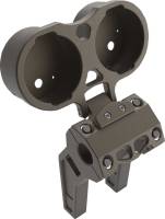 LA Choppers - LA Choppers Gauge Mount - Single - Bronze - LA-7397-02Z - Image 2