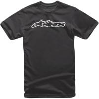 Alpinestars - Alpinestars Blaze Youth T-Shirt - 3038-72000-1020-XS - Black/White - X-Small - Image 1
