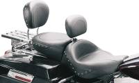 Mustang - Mustang Driver Backrest Kit - Smooth - Black Studs - 79068 - Image 2