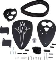 Baron Custom Accessories - Baron Custom Accessories Big Air Kit - Pinstripe Black - BA-2070-13B - Image 1