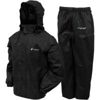 Frogg Toggs - Frogg Toggs All Sports Rain Suit - AS1310-01SM - Black - Small - Image 1
