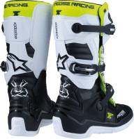 Moose Racing - Moose Racing Tech 7S Youth Boots by Alpinestars - 0215024-125-7 - Black/White/Yellow - 40.5 - Image 4