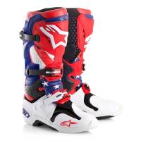 Alpinestars - Alpinestars Tech 10 Nations Limited Edition Boots - 2010014-732-09 - Blue/Red/White - 9 - Image 1