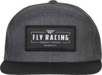 Fly Racing - Fly Racing Motto Hat - Charcoal Heather - 351-0061 - Charcoal Heather - OSFA - Image 1