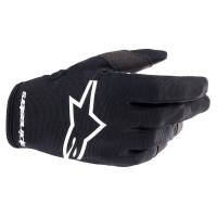 Alpinestars - Alpinestars Radar Youth Gloves - 3541823-10-M - Black - Medium - Image 1